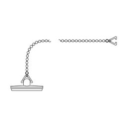 Flomasta Plug & Chain 16"