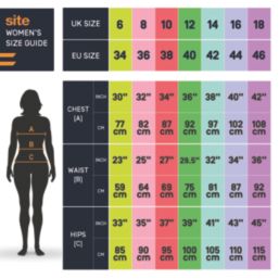 Site Kilani Womens Shorts Black/Grey Size 14