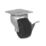 Essentials Heavy Duty Braked Swivel Castor 50mm Black