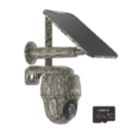 Reolink Keen Ranger PT K2K4GPTSM64-UK Solar-Powered Black & Green Wireless 2K Indoor & Outdoor Dome 4G Pan & Tilt Trail Camera