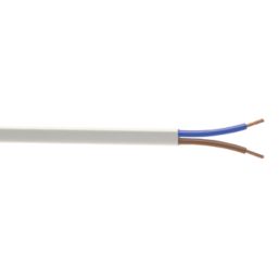 Time 2192Y White 2-Core 0.75mm² Flexible Cable 50m Drum