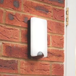 Brackenheath iSpot Frameless Outdoor Slimline LED Bulkhead Light Black 8.5W 1150lm