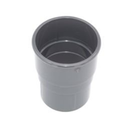 FloPlast  Round Downpipe Socket Anthracite Grey 68mm