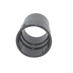 FloPlast  Round Downpipe Socket Anthracite Grey 68mm