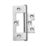 Smith & Locke Polished Chrome  Flush Hinges 100mm x 59.5mm 2 Pack