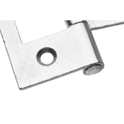 Smith & Locke Polished Chrome  Flush Hinges 100mm x 59.5mm 2 Pack