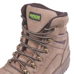 Apache Nelson Size 12  Stone  Steel Toe Cap Safety Boots