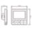 JG Underfloor JGSTATRF4W JG UFH 240V Wired RF Programmable Thermostat  White 240V
