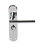 Serozzetta System Fire Rated Lever on Backplate WC Door Handles Pair Polished Chrome