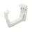 FloPlast  uPVC Square Fascia Brackets White 114mm 10 Pack