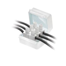 Raytech Pascal 6 2-Entry 3-Pole IPX8 Mini Gel Connector Covers Clear 2 Pack