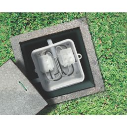 Raytech Pascal 6 2-Entry 3-Pole IPX8 Mini Gel Connector Covers Clear 2 Pack