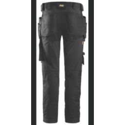 Snickers 6241 Work Trousers Black 44" W 32" L