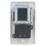 Hager WMSO100 1-Gang Dual Voltage Shaver Socket 115/230V ACV White with White Inserts