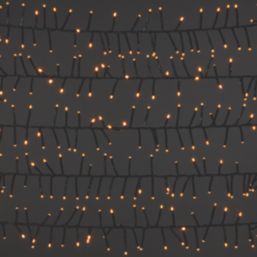 2000 LED Indoor & Outdoor Warm White Cluster Christmas Lights