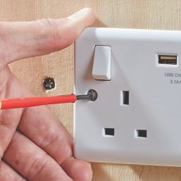 Easydrive  Slotted Raised Thread Forming Electrical Screws M3.5 x 75mm 50 Pack