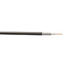 Time RG6 Black 1-Core Round Coaxial Cable 100m Drum