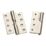 Smith & Locke Satin Nickel  Rising Butt Hinges RH 100mm x 103mm 2 Pack