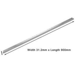 Single Edge Door Threshold Silver 900mm x 31.2mm