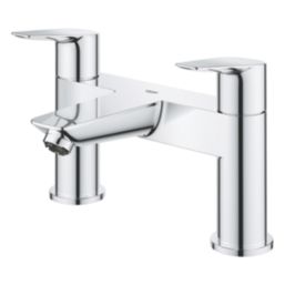 Grohe Start Edge Chrome 154mm Deck Mounted Lever 2 Tap Holes Bath Mixer Tap
