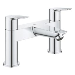 Grohe Start Edge Chrome 154mm Deck Mounted Lever 2 Tap Holes Bath Mixer Tap