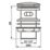 Flomasta Slotted Pop Up Basin Waste Chrome 66mm