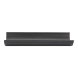 FloPlast MiniFlo PVC Half Round Gutters Black 76mm x 2m 6 Pack
