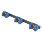 Smith & Locke 3-Tool Hanger Rail Black/Blue 55 x 500mm