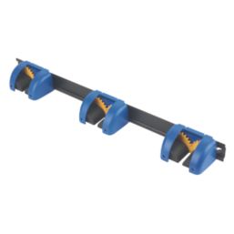 Smith & Locke 3-Tool Hanger Rail Black/Blue 55 x 500mm