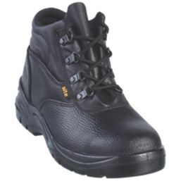 Site Slate Chukka Size 12  Black  Steel Toe Cap Safety Boots