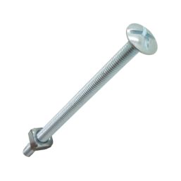 Easyfix  Bright Zinc-Plated  Roofing Bolts M6 x 100mm 10 Pack