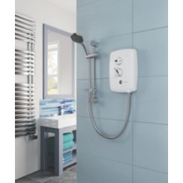 Triton T80 Easi-Fit + White/Chrome 10.5kW  Electric Shower
