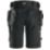 Snickers 6175 Stretch Work Shorts Black 33" W
