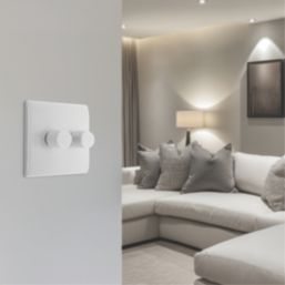 British General BG Smart 2-Gang 2-Way LED Smart Dimmer Switch - Secondary White