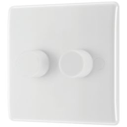 British General BG Smart 2-Gang 2-Way LED Smart Dimmer Switch - Secondary White