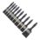 Flat Paint Brush Set 10 Pieces