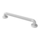 Nymas NymaPRO Straight Household Plastic Fluted Grab Rail White 450mm