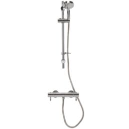 Croydex Metlex  Exposed Chrome Thermostatic Shower Set