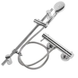 Croydex Metlex  Exposed Chrome Thermostatic Shower Set