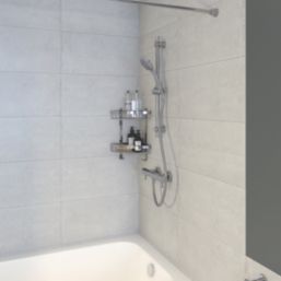 Croydex Metlex  Exposed Chrome Thermostatic Shower Set