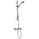 Croydex Metlex  Exposed Chrome Thermostatic Shower Set