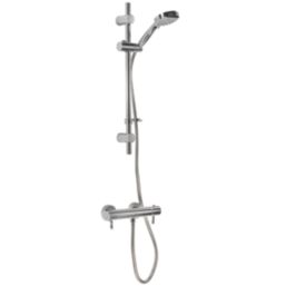 Croydex Metlex  Exposed Chrome Thermostatic Shower Set