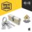Smith & Locke  6-Pin Cylinder Lock 45-55 (100mm) Brass