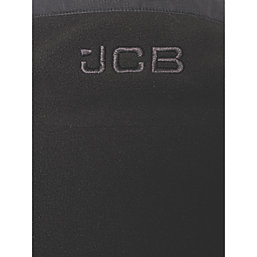 JCB Trade 1/4 Zip Tech Fleece Black Small 38-40" Chest
