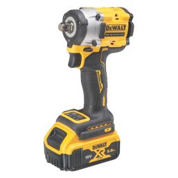 DEWALT DCF921P2T-GB 18V 2 x 5.0Ah Li-Ion XR Brushless Cordless Compact Impact Wrench