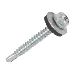 Easydrive  Flange Self Drilling Screws with Washers 5.5mm x 22mm 100 Pack