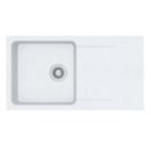 Franke Orion 1 Bowl Tectonite Inset Kitchen Sink White Reversible 940mm x 510mm
