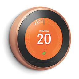 Google Nest 3rd Gen Wireless Heating & Hot Water Smart Thermostat Copper