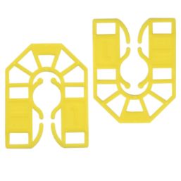 Broadfix U Shims Yellow Small 55mm x 1mm x 43mm 200 Pack