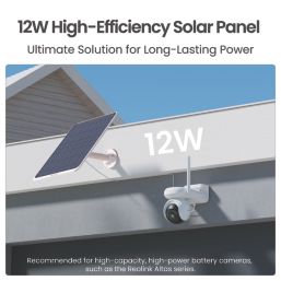 Reolink Charging Solar Panel White 12W 6V DC